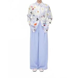 NEW STINE GOYA long sleeve shirt in skyfall flowers